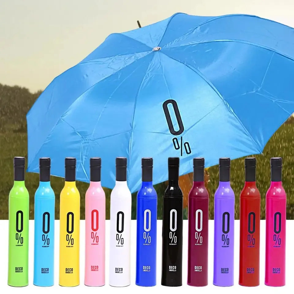 Bottle-Style Folding Umbrella – Compact & Portable