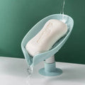 Leaf Shape Self-Draining Soap Holder –  Bathroom Organizer