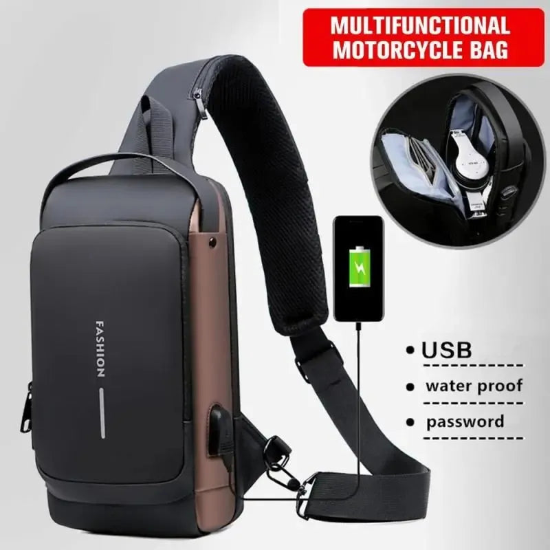 Anti-Theft USB Backpack – Laptop Bag with Charging Port