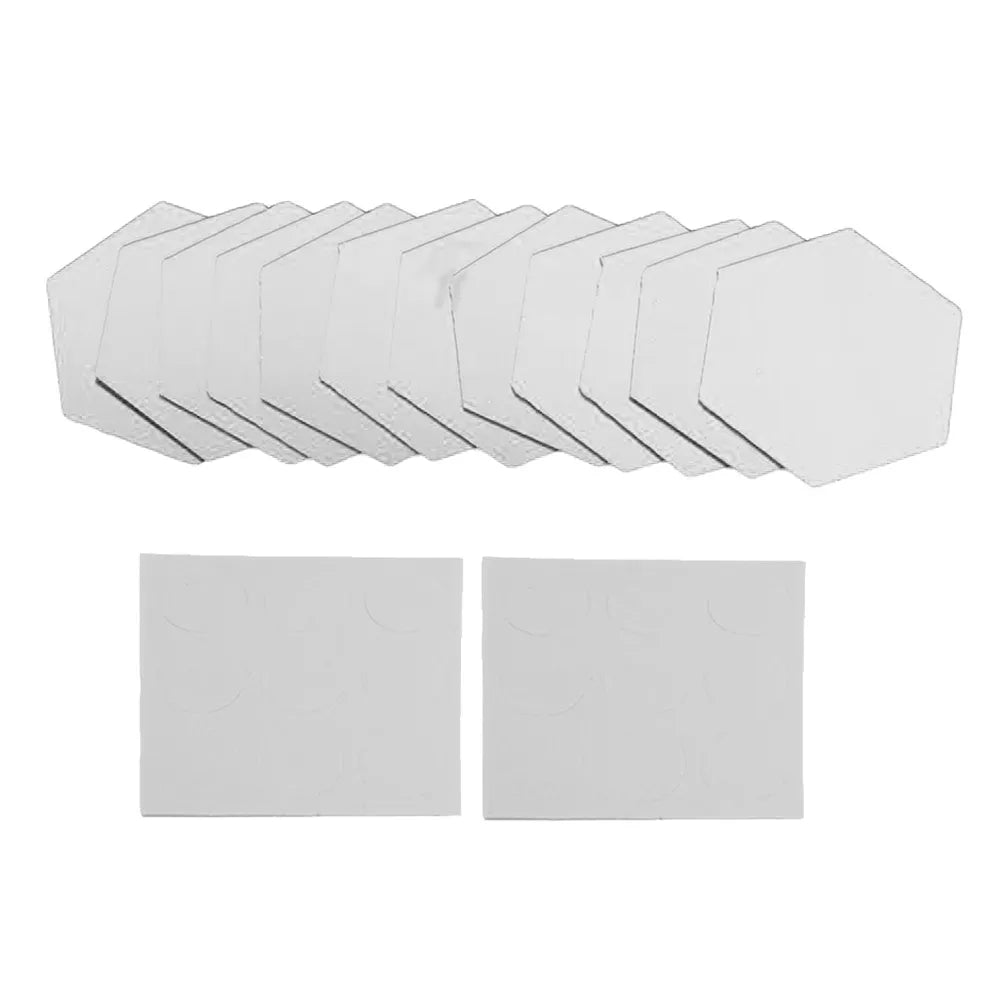 Hexagon Mirror Wall Stickers – Acrylic Decorative Wall Mirror (12-Piece Set)