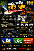 5 Led Rechargeable Headlamp