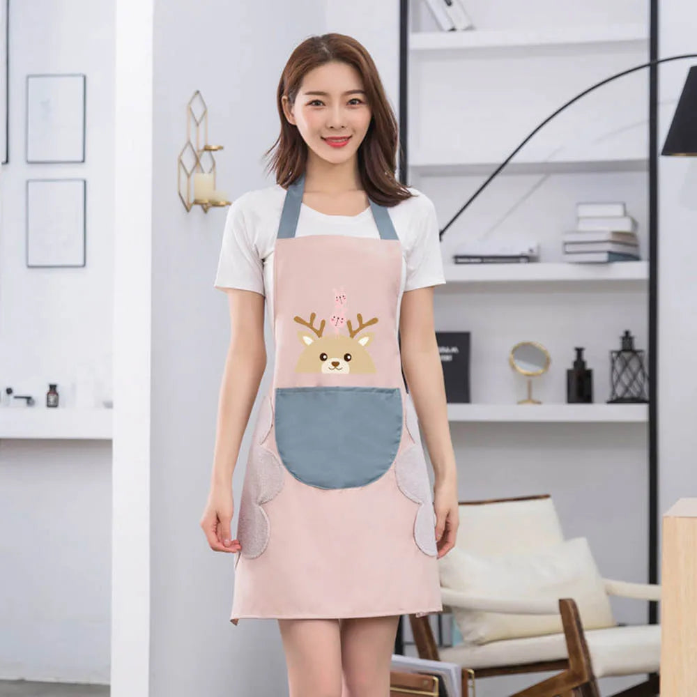 Kitchen Apron – Waterproof & Oil-Resistant Cooking Apron