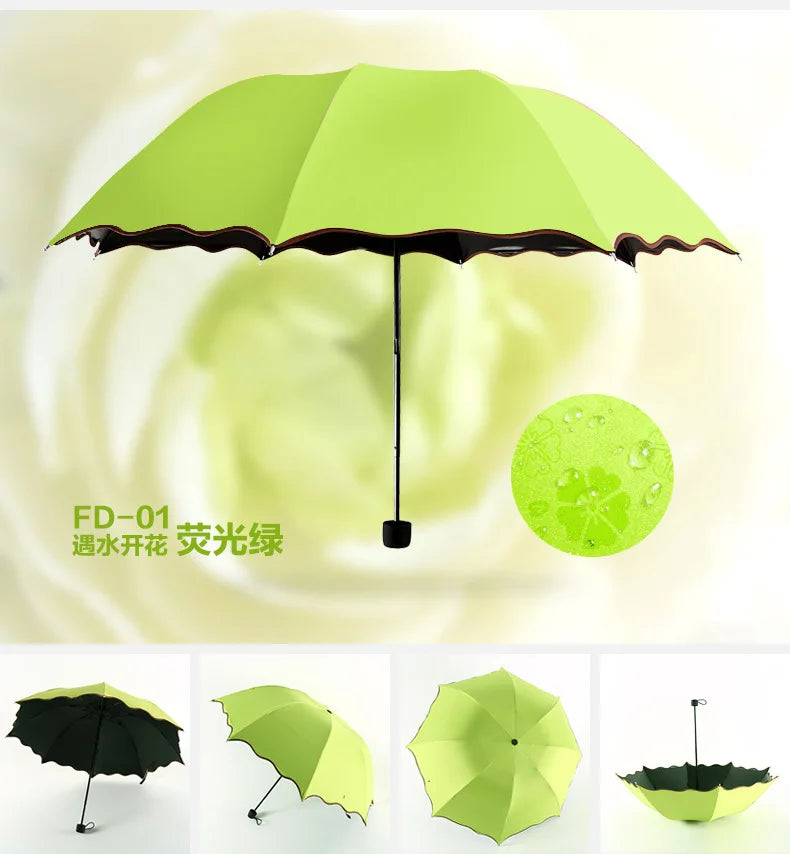 Magic Color-Changing Umbrella – Waterproof Rain Umbrella