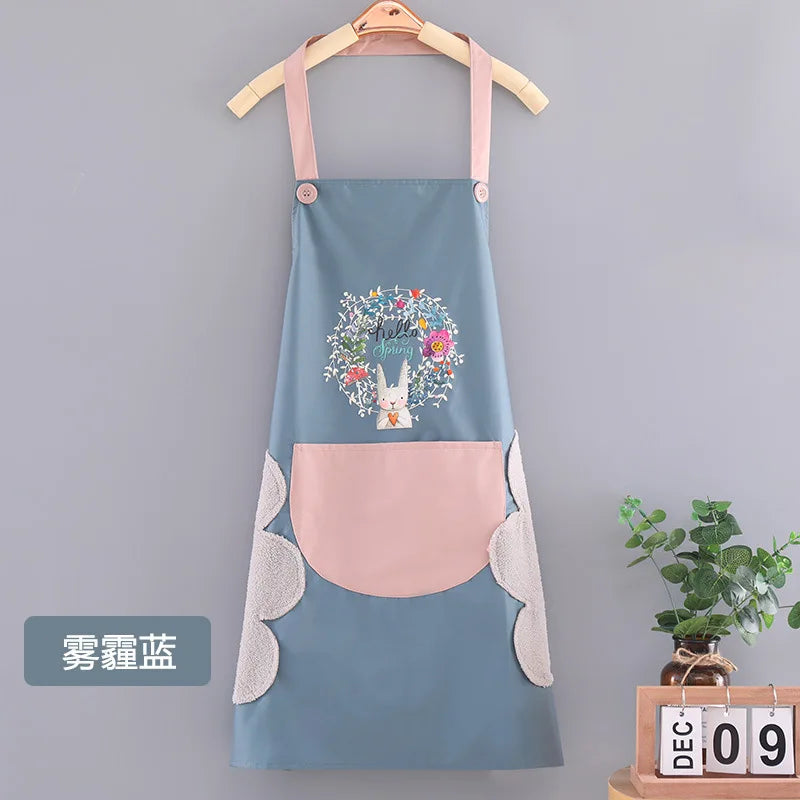 Kitchen Apron – Waterproof & Oil-Resistant Cooking Apron