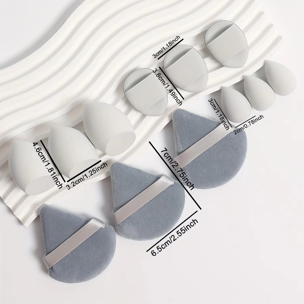 12-Piece Makeup Sponge Set – Flawless Blending & Application