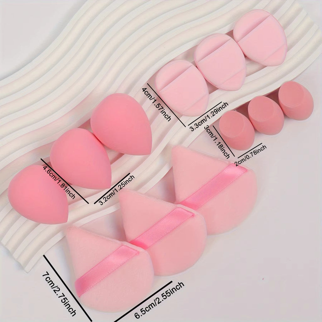 12-Piece Makeup Sponge Set – Flawless Blending & Application