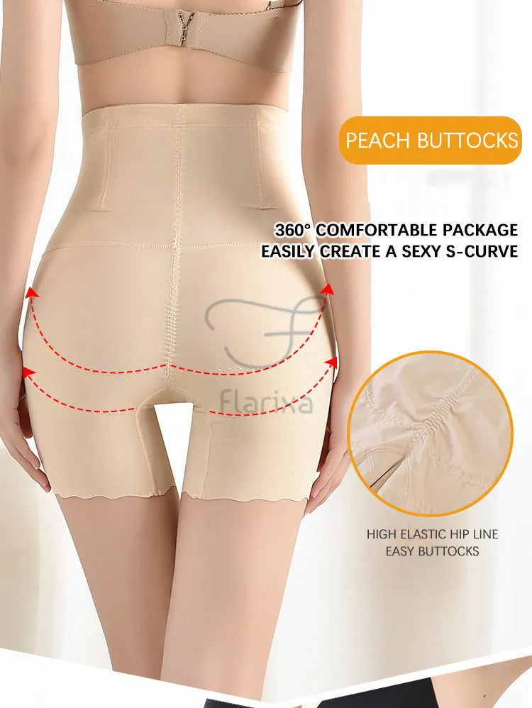 Flarixa™ 3-in-1 Safety Shorts Shaper – Tummy Control & Hip Lifter