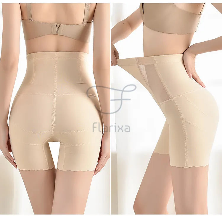 Flarixa™ 3-in-1 Safety Shorts Shaper – Tummy Control & Hip Lifter