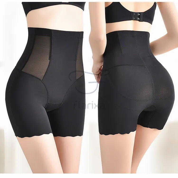 Flarixa™ 3-in-1 Safety Shorts Shaper – Tummy Control & Hip Lifter