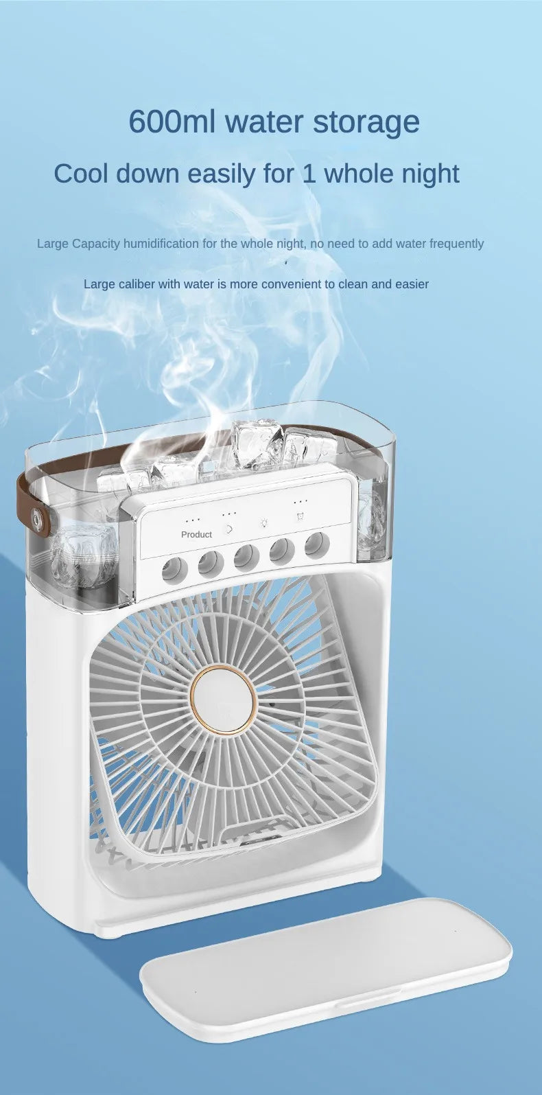 3-in-1 Multifunction Air Cooler – Portable Personal Cooling