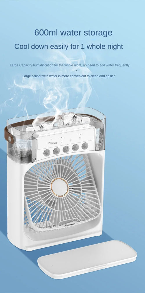 3-in-1 Multifunction Air Cooler – Portable Personal Cooling