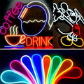 12V DC Neon Strip Light (5m) – Flexible LED Decor Light