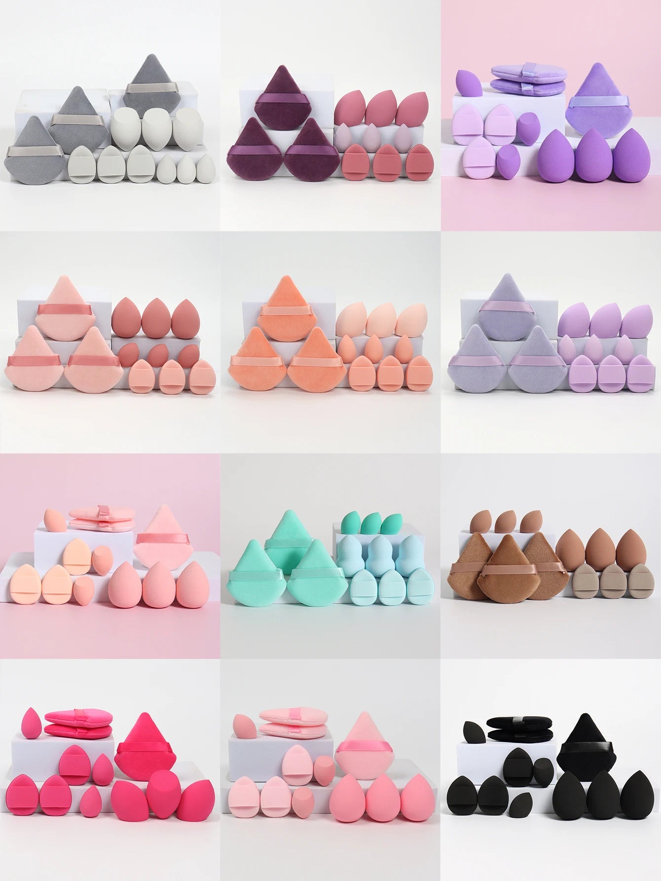 12-Piece Makeup Sponge Set – Flawless Blending & Application