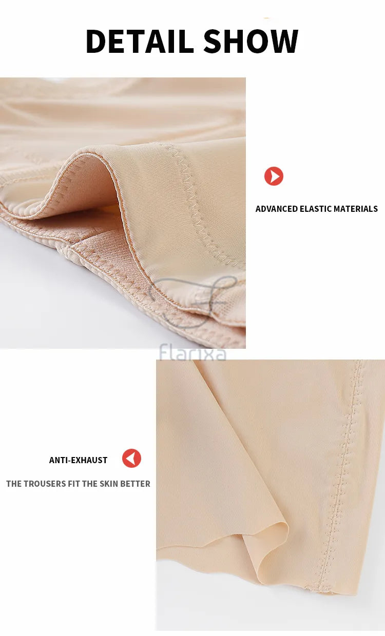 Flarixa™ 3-in-1 Safety Shorts Shaper – Tummy Control & Hip Lifter
