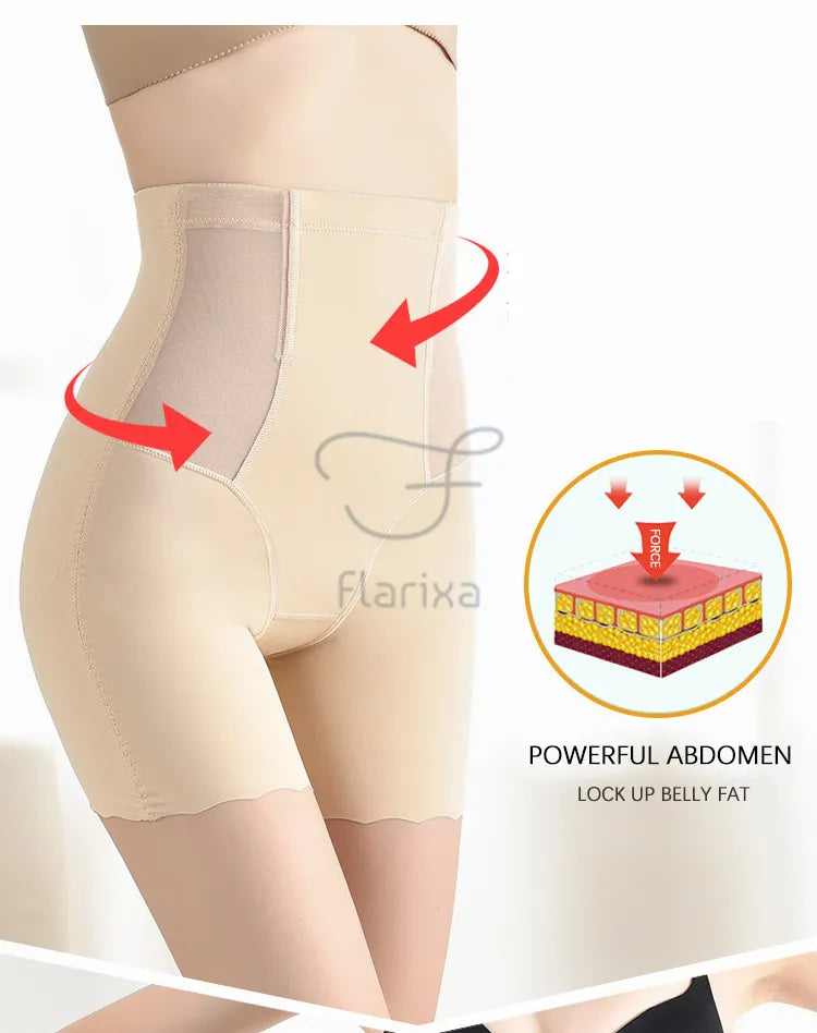 Flarixa™ 3-in-1 Safety Shorts Shaper – Tummy Control & Hip Lifter