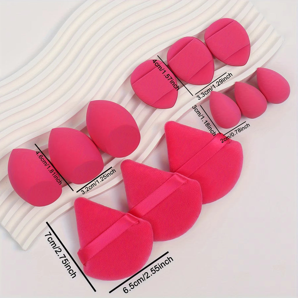 12-Piece Makeup Sponge Set – Flawless Blending & Application