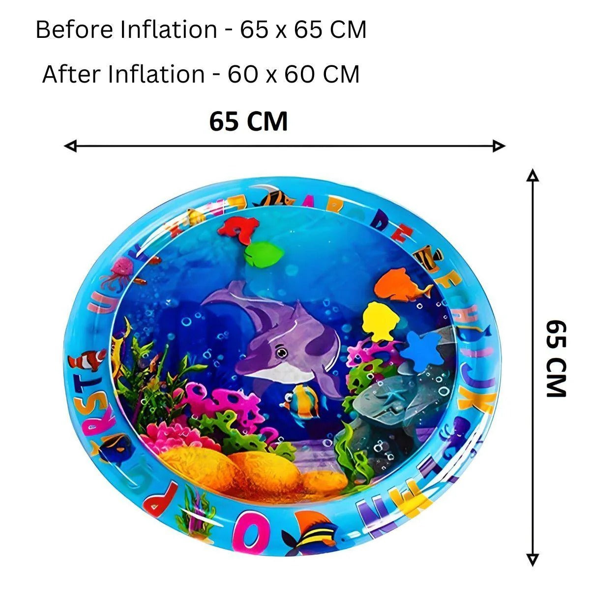 Round Shape Water Play Mat – Baby Sensory Activity Mat