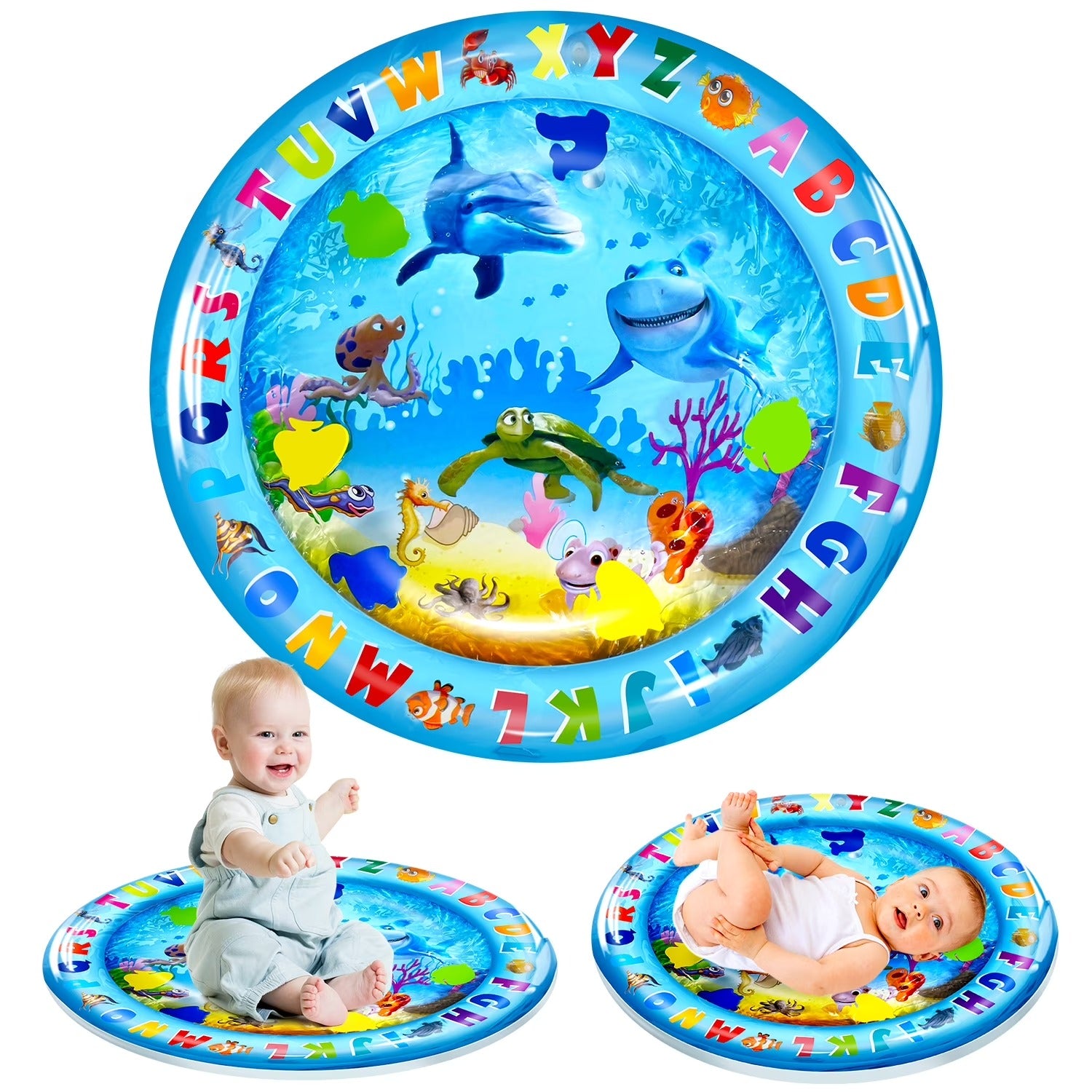 Round Shape Water Play Mat – Baby Sensory Activity Mat