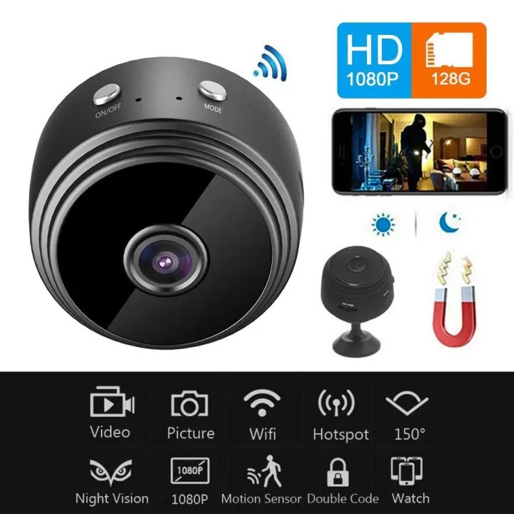 A9 Mini Wireless Security Camera – HD Night Vision