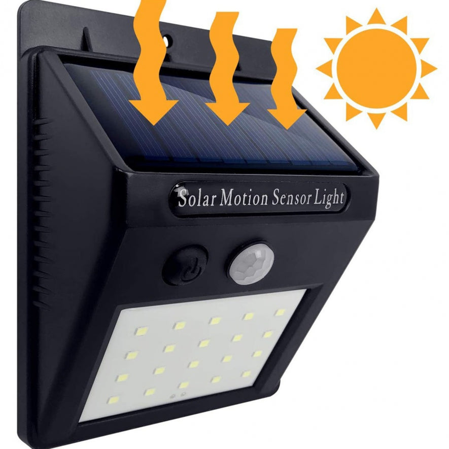 30 LED Solar Wall Light – Outdoor Waterproof Lamp