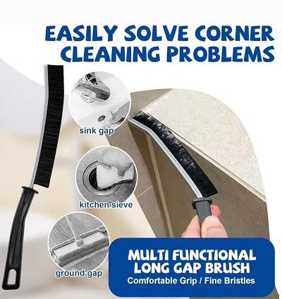 2-Piece Multi-Purpose Long Gap Cleaning Brush