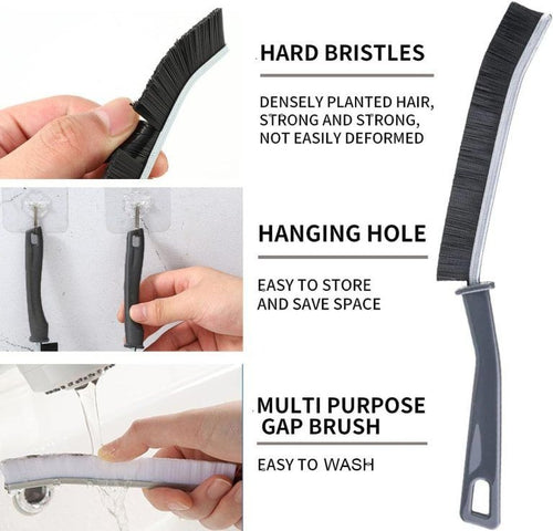2-Piece Multi-Purpose Long Gap Cleaning Brush