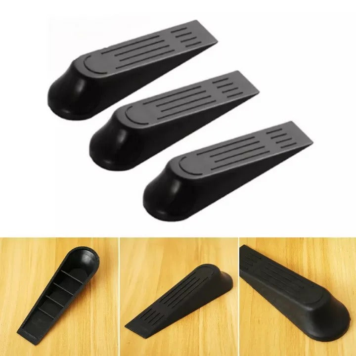 4-Piece Heavy-Duty Door Stopper Set – Non-Slip & Noise Reduction