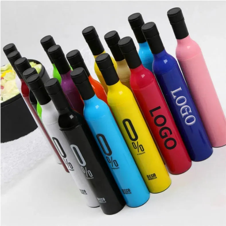 Bottle-Style Folding Umbrella – Compact & Portable