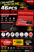 46 Pcs Tool Set