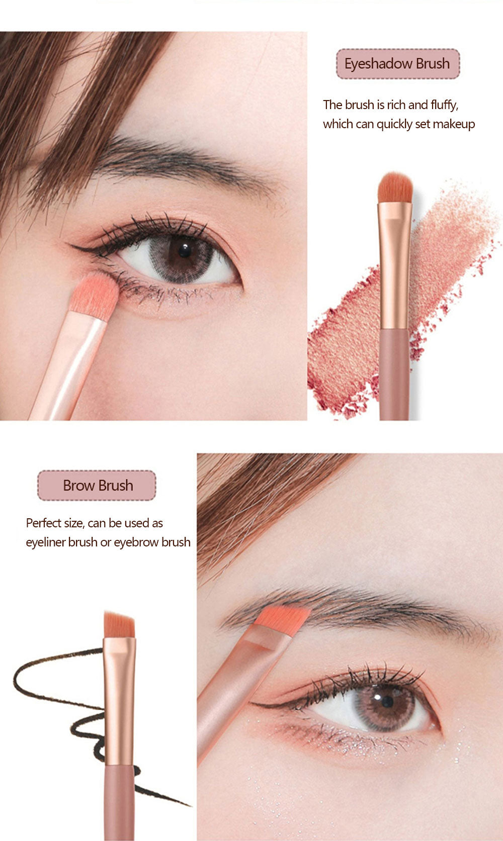 8 Pcs Makeup Brush Set