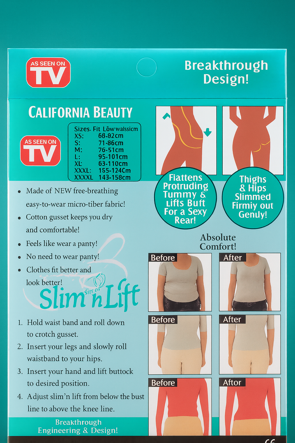 California Beauty Slim & Lift Body Shaper – Firm Control