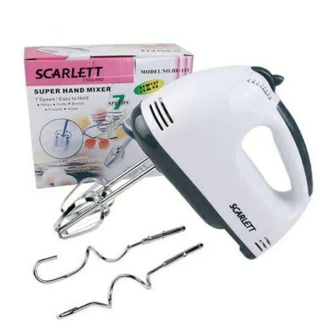 7-Speed Electric Super Hand Mixer &amp; Beater
