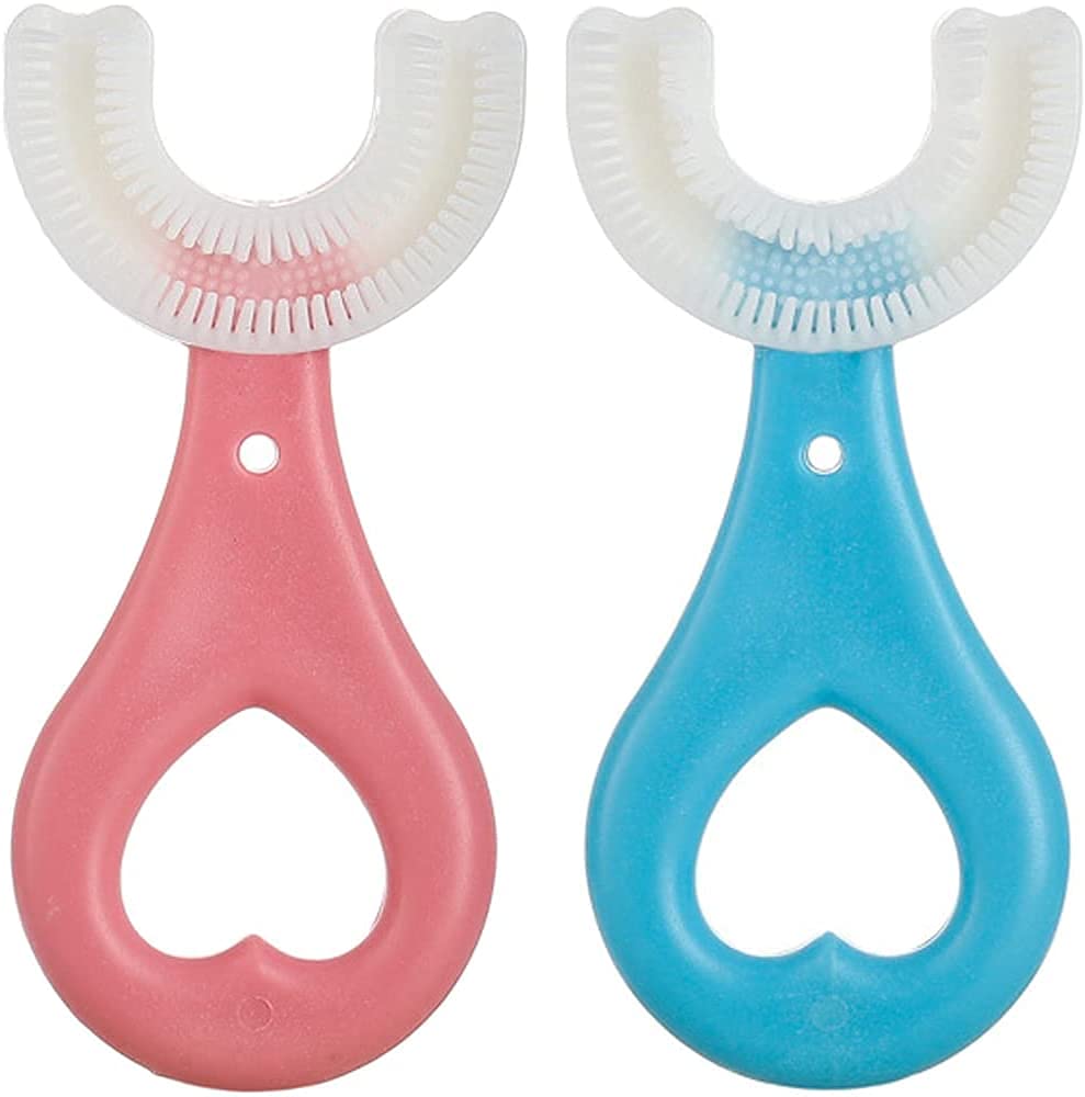 All-Rounded Children U-Shape Toothbrush (Ages 2–12)