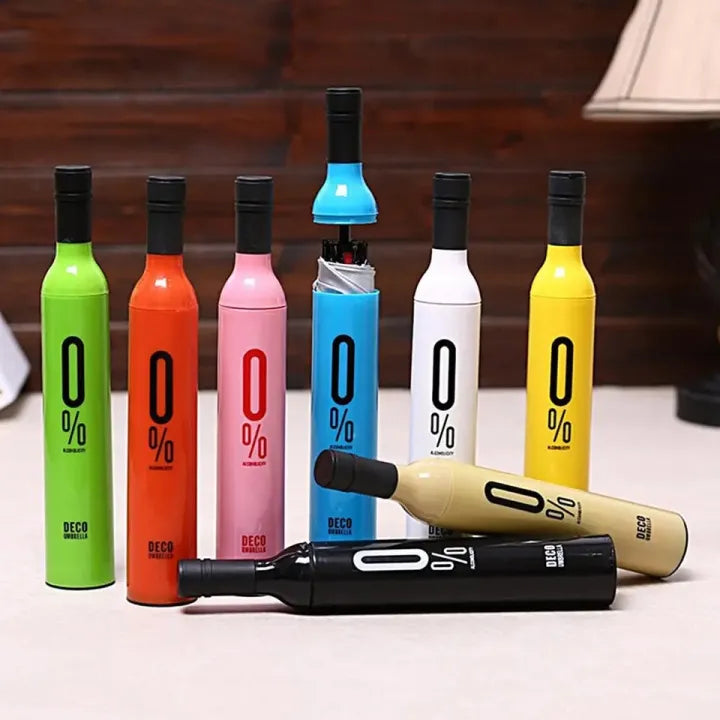 Bottle-Style Folding Umbrella – Compact & Portable