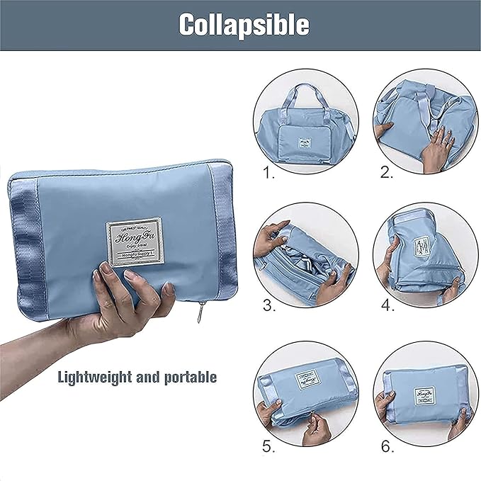 Large Capacity Travel & Gym Bag – Waterproof Multi-Purpose Duffel