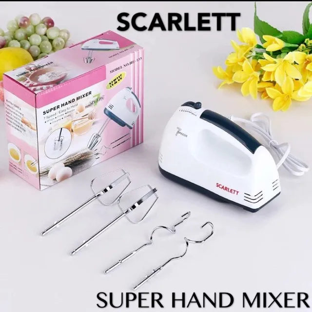 7-Speed Electric Super Hand Mixer &amp; Beater