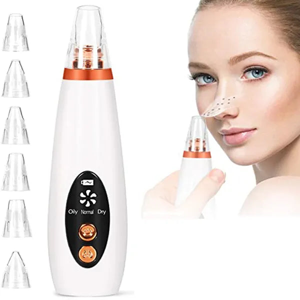 Rechargeable 6-in-1 Derma Suction Blackhead Remover