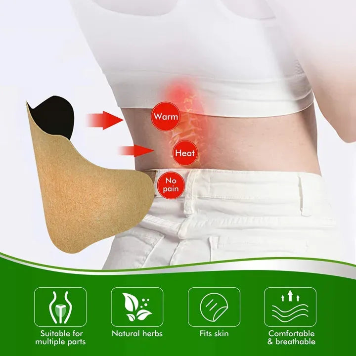 SaluVera™ Pain Relief Lumbar Patch (10-Piece Box) – Back & Muscle Support