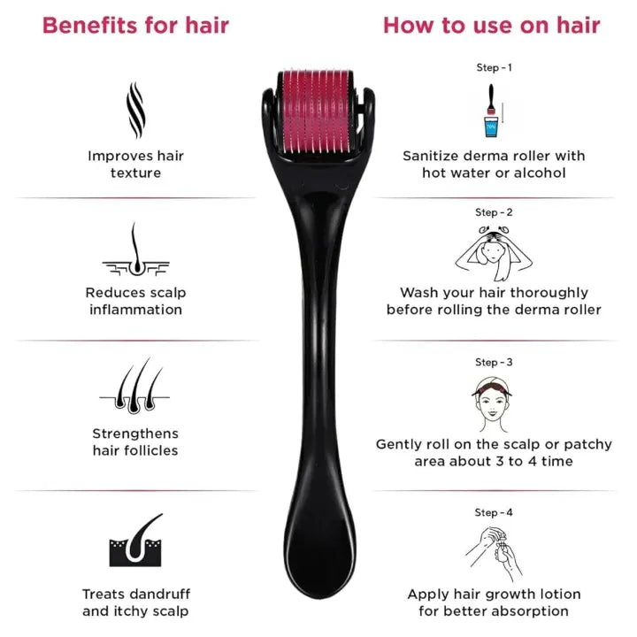 Derma Roller DRS – Microneedling Tool for Skin & Hair Growth